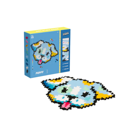 Plus Plus Puzzle By Number Puppy (500pcs)